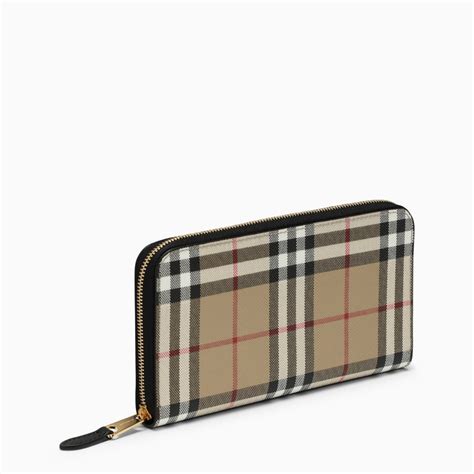 burberry zip card wallet|burberry wallet sale outlet.